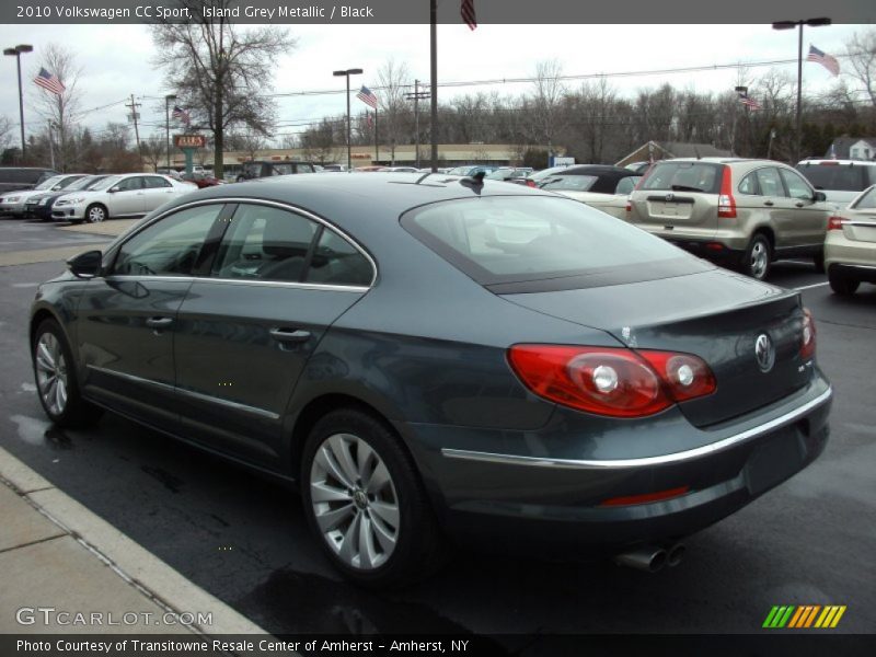 Island Grey Metallic / Black 2010 Volkswagen CC Sport