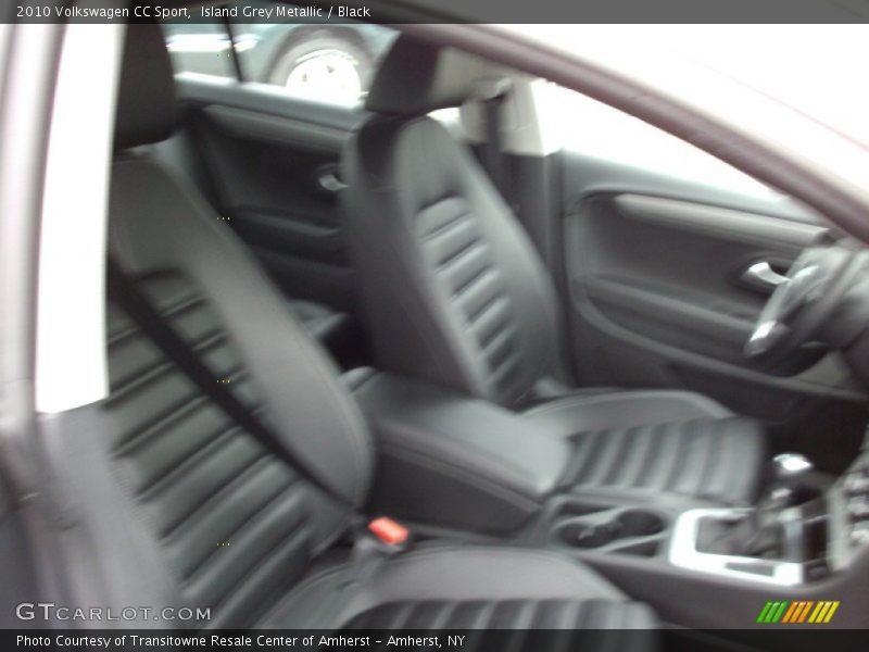 Island Grey Metallic / Black 2010 Volkswagen CC Sport