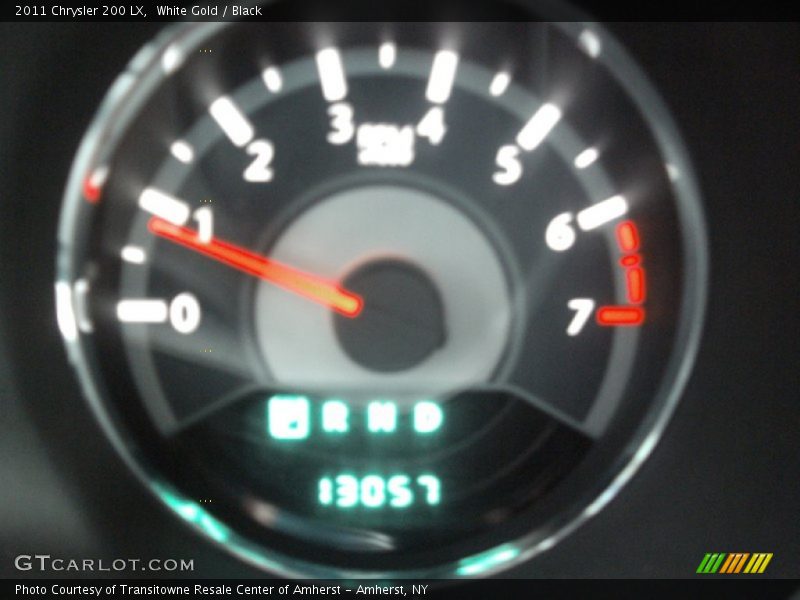 White Gold / Black 2011 Chrysler 200 LX