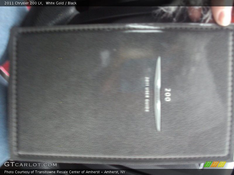 White Gold / Black 2011 Chrysler 200 LX