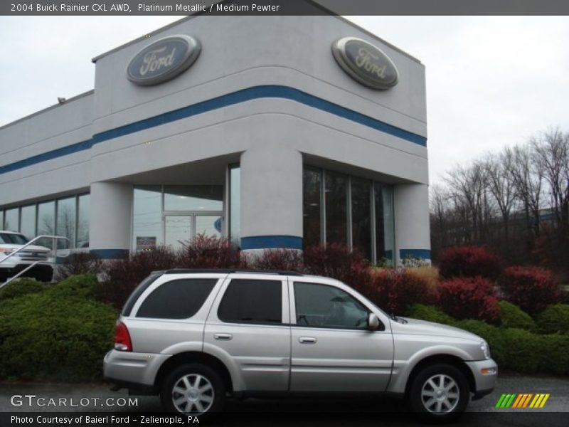 Platinum Metallic / Medium Pewter 2004 Buick Rainier CXL AWD