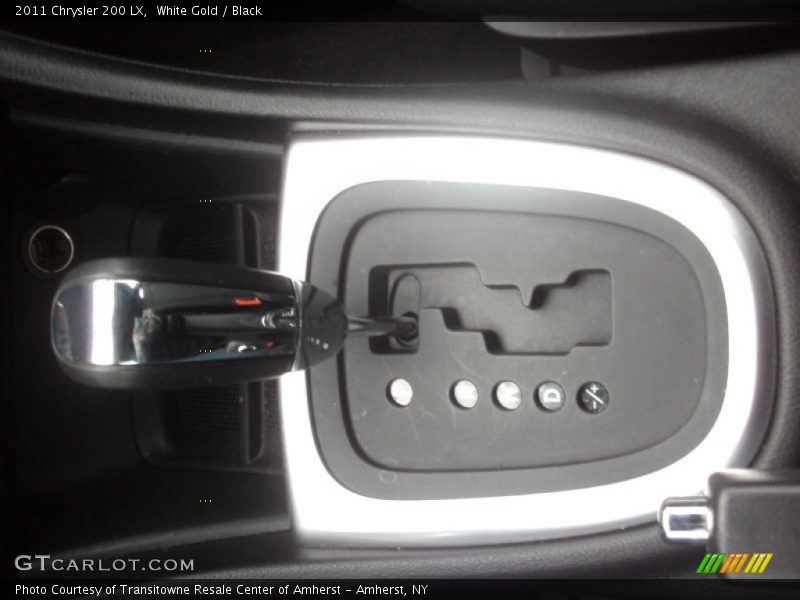 White Gold / Black 2011 Chrysler 200 LX