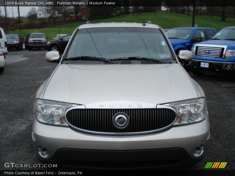 Platinum Metallic / Medium Pewter 2004 Buick Rainier CXL AWD