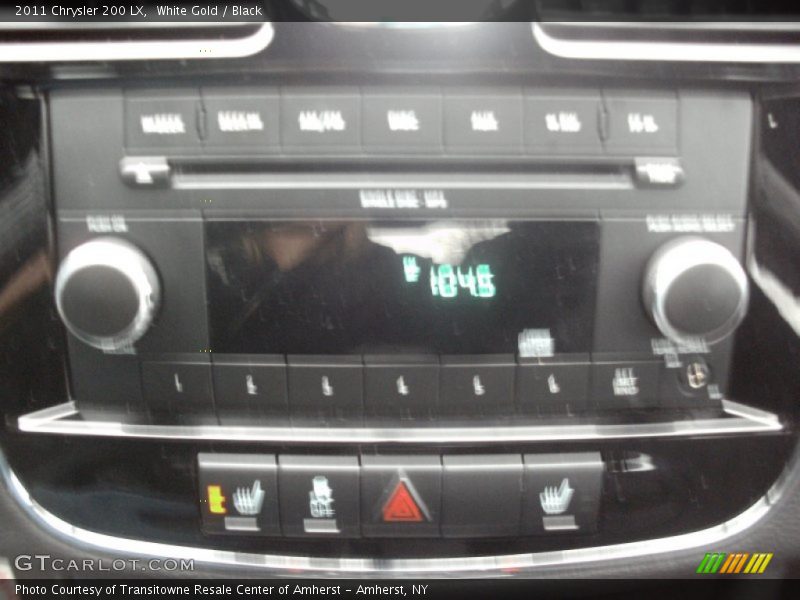 White Gold / Black 2011 Chrysler 200 LX