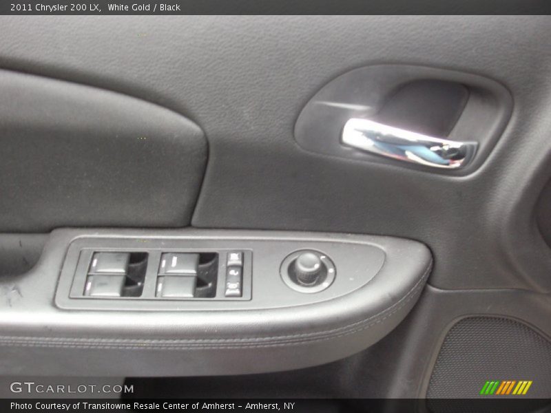 White Gold / Black 2011 Chrysler 200 LX