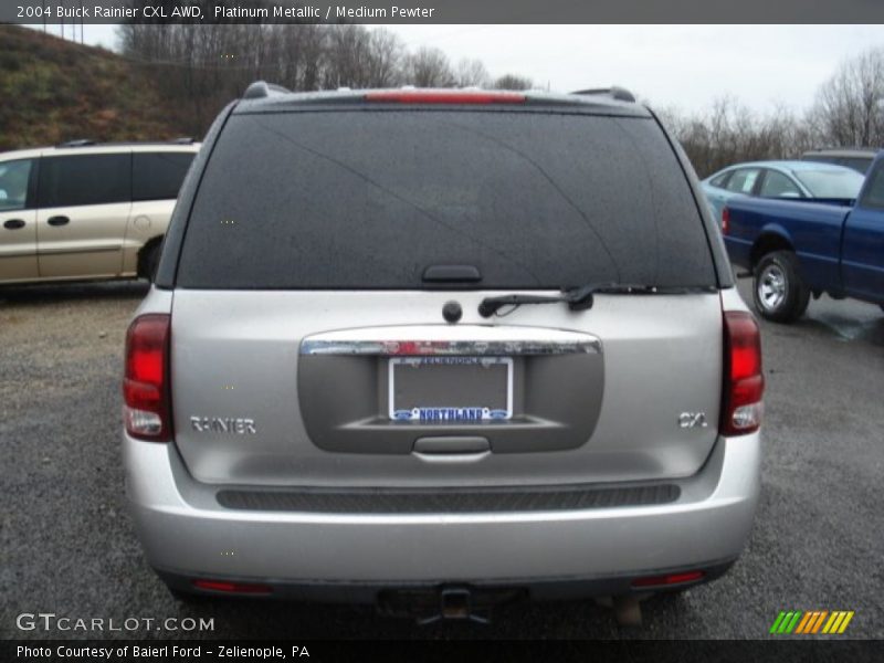 Platinum Metallic / Medium Pewter 2004 Buick Rainier CXL AWD
