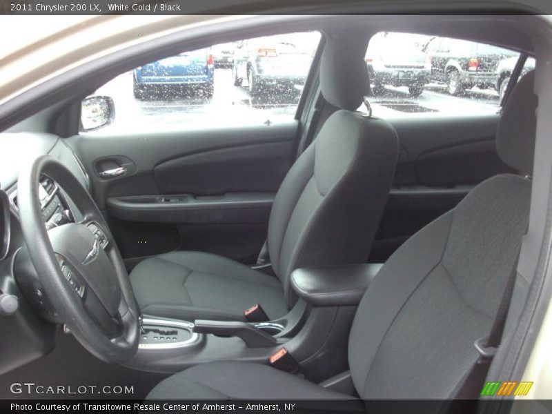 White Gold / Black 2011 Chrysler 200 LX