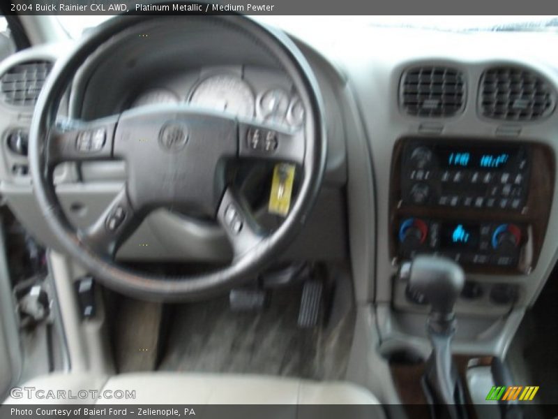 Platinum Metallic / Medium Pewter 2004 Buick Rainier CXL AWD