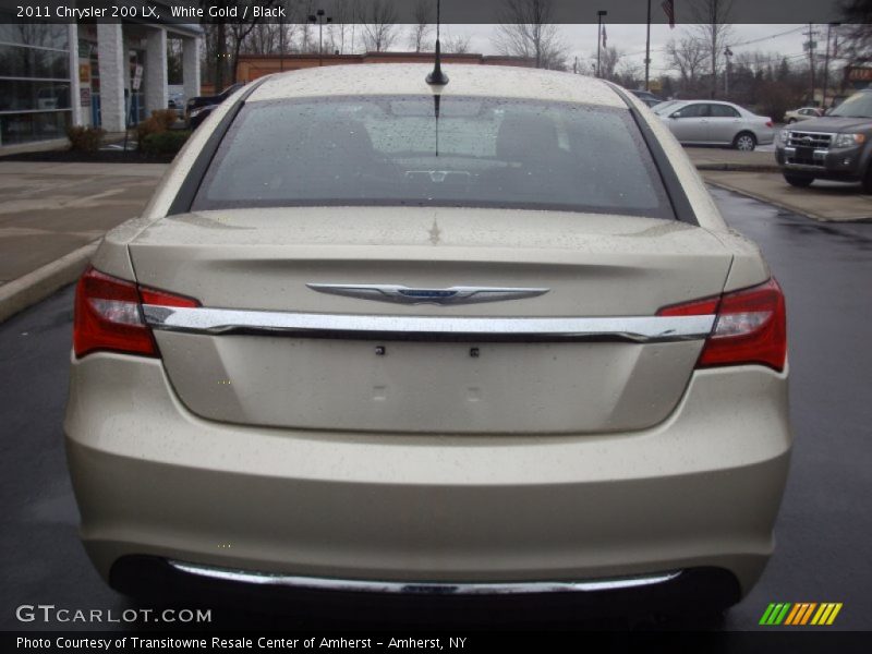 White Gold / Black 2011 Chrysler 200 LX