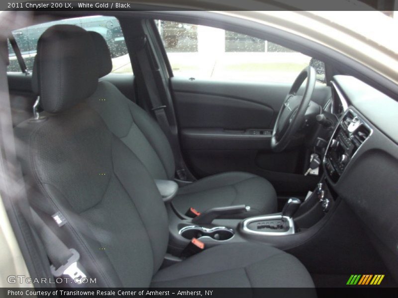 White Gold / Black 2011 Chrysler 200 LX