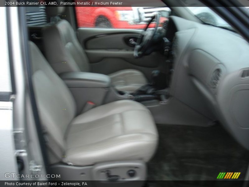 Platinum Metallic / Medium Pewter 2004 Buick Rainier CXL AWD
