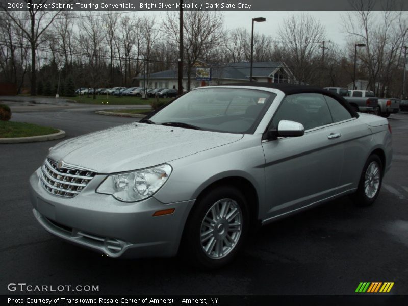 Bright Silver Metallic / Dark Slate Gray 2009 Chrysler Sebring Touring Convertible