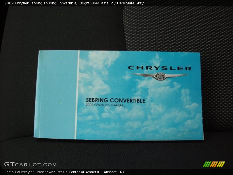 Bright Silver Metallic / Dark Slate Gray 2009 Chrysler Sebring Touring Convertible