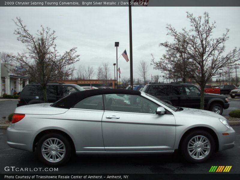 Bright Silver Metallic / Dark Slate Gray 2009 Chrysler Sebring Touring Convertible