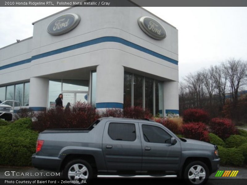 Polished Metal Metallic / Gray 2010 Honda Ridgeline RTL