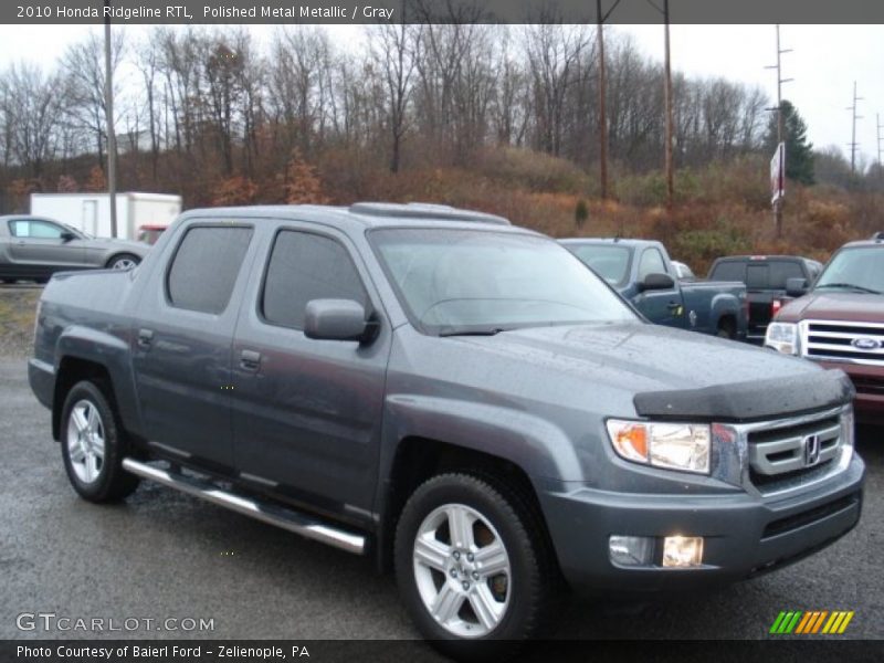 Polished Metal Metallic / Gray 2010 Honda Ridgeline RTL