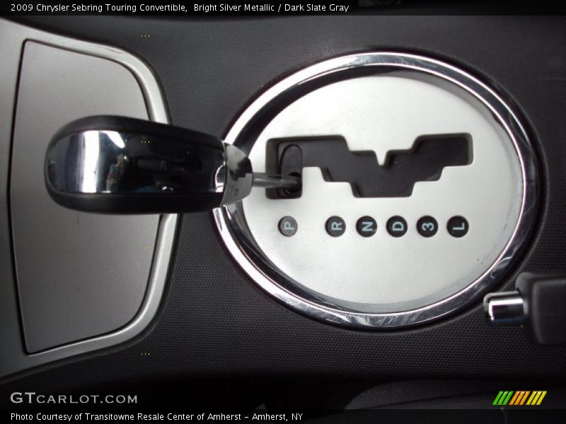 Bright Silver Metallic / Dark Slate Gray 2009 Chrysler Sebring Touring Convertible