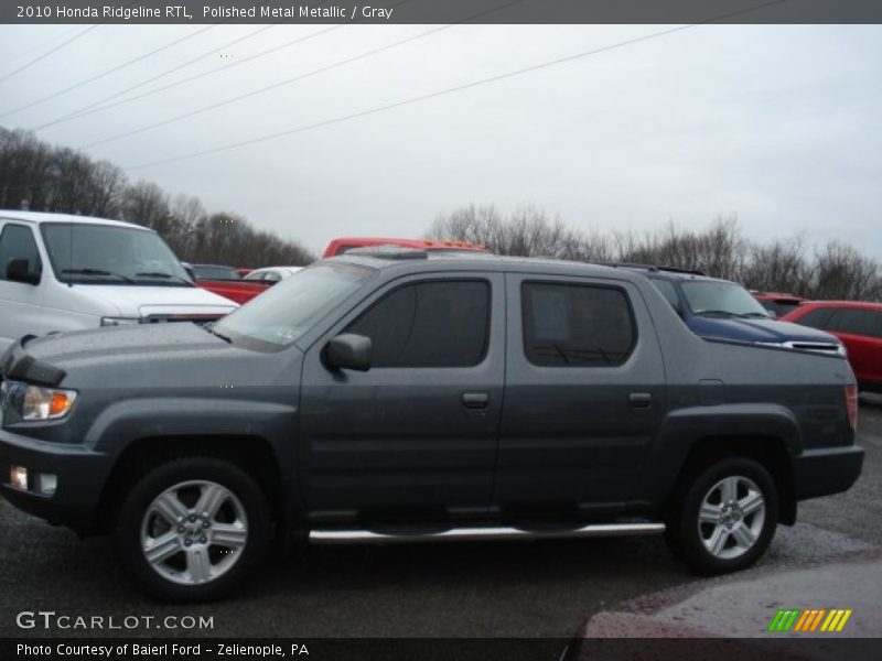 Polished Metal Metallic / Gray 2010 Honda Ridgeline RTL