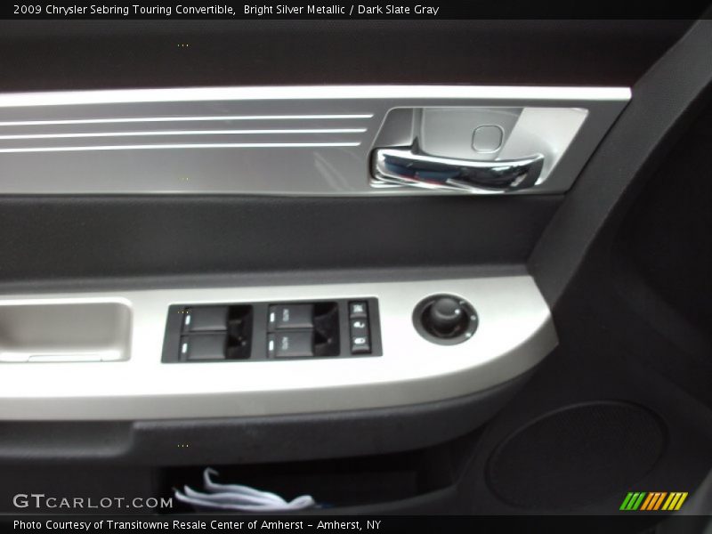 Bright Silver Metallic / Dark Slate Gray 2009 Chrysler Sebring Touring Convertible