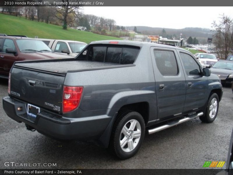 Polished Metal Metallic / Gray 2010 Honda Ridgeline RTL