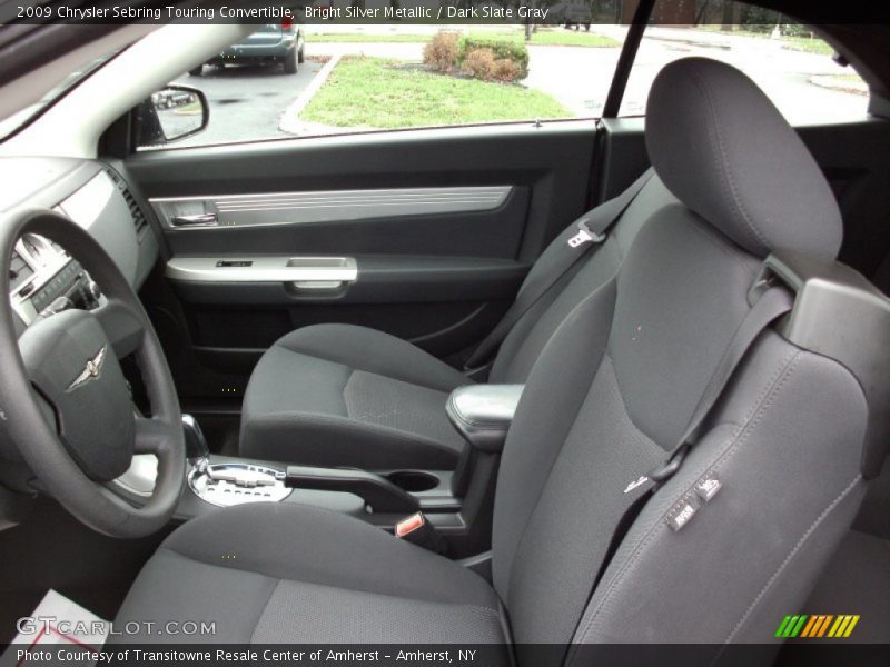 Bright Silver Metallic / Dark Slate Gray 2009 Chrysler Sebring Touring Convertible