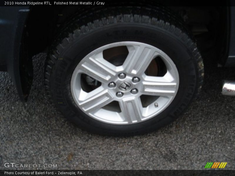 Polished Metal Metallic / Gray 2010 Honda Ridgeline RTL