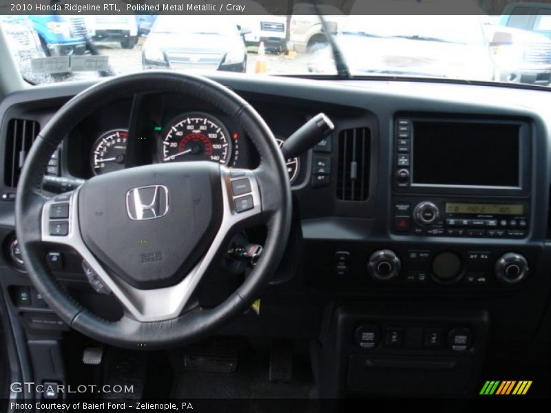 Polished Metal Metallic / Gray 2010 Honda Ridgeline RTL