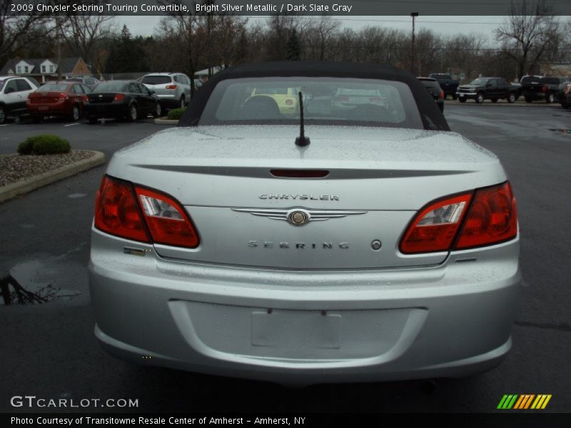 Bright Silver Metallic / Dark Slate Gray 2009 Chrysler Sebring Touring Convertible