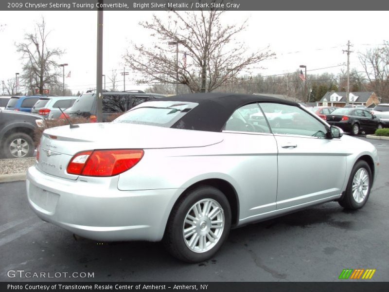 Bright Silver Metallic / Dark Slate Gray 2009 Chrysler Sebring Touring Convertible