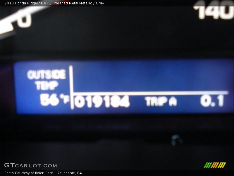 Polished Metal Metallic / Gray 2010 Honda Ridgeline RTL