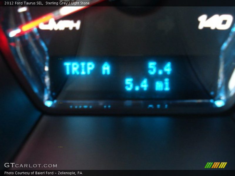Sterling Grey / Light Stone 2012 Ford Taurus SEL