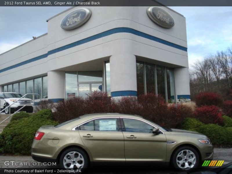 Ginger Ale / Charcoal Black 2012 Ford Taurus SEL AWD