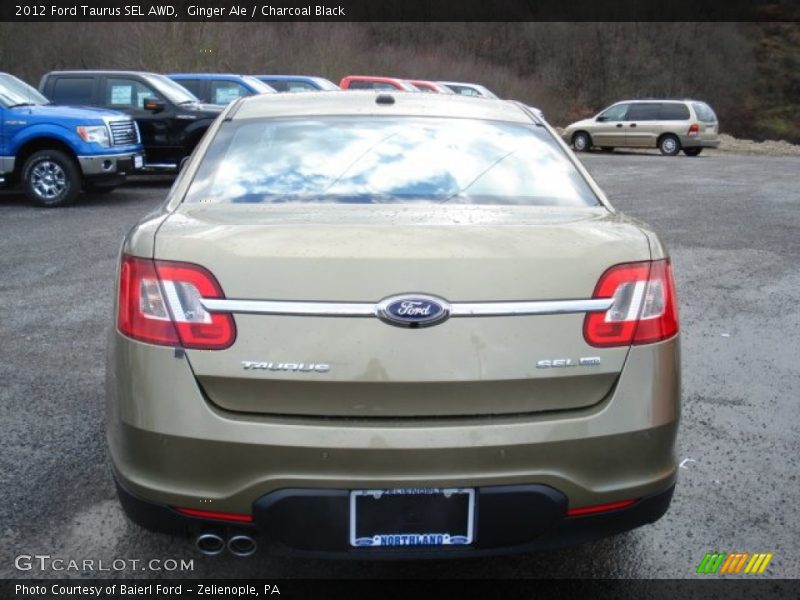 Ginger Ale / Charcoal Black 2012 Ford Taurus SEL AWD