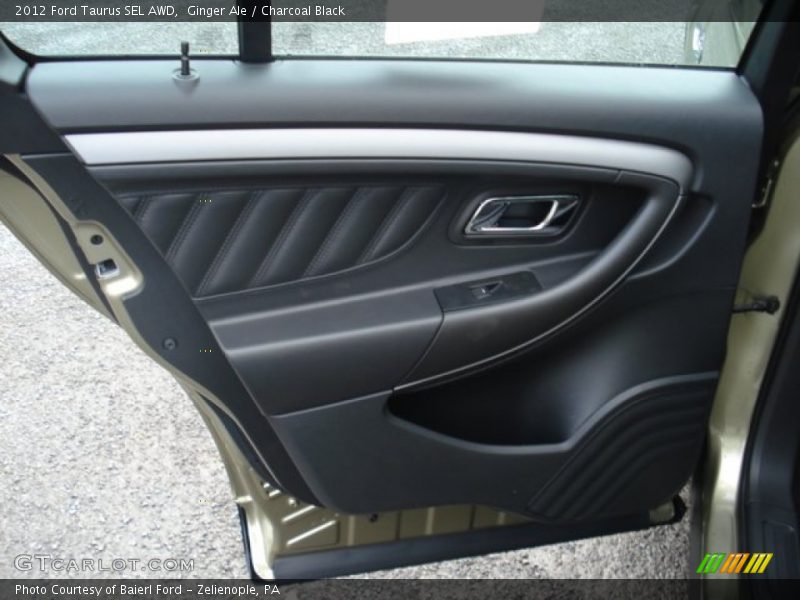 Ginger Ale / Charcoal Black 2012 Ford Taurus SEL AWD