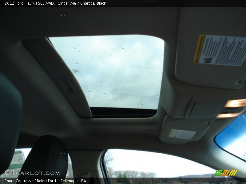 Ginger Ale / Charcoal Black 2012 Ford Taurus SEL AWD