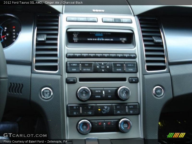 Ginger Ale / Charcoal Black 2012 Ford Taurus SEL AWD
