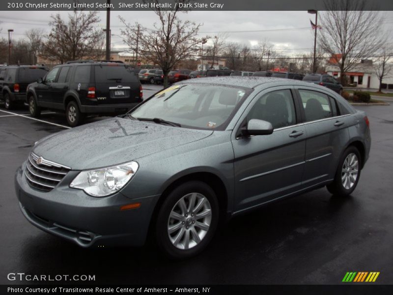 Silver Steel Metallic / Dark Slate Gray 2010 Chrysler Sebring Limited Sedan