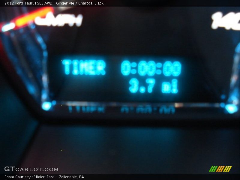 Ginger Ale / Charcoal Black 2012 Ford Taurus SEL AWD