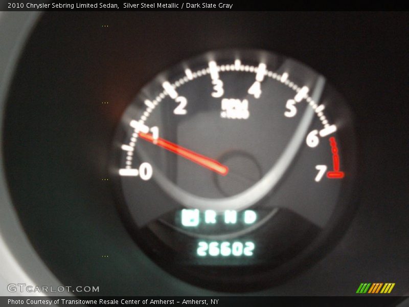 Silver Steel Metallic / Dark Slate Gray 2010 Chrysler Sebring Limited Sedan