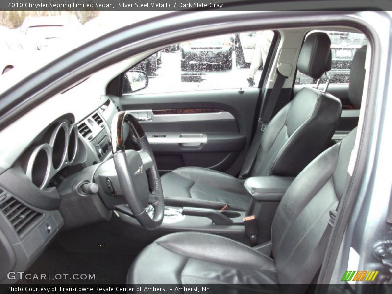 Silver Steel Metallic / Dark Slate Gray 2010 Chrysler Sebring Limited Sedan