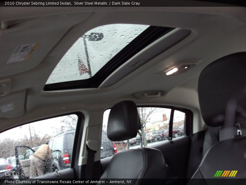 Silver Steel Metallic / Dark Slate Gray 2010 Chrysler Sebring Limited Sedan