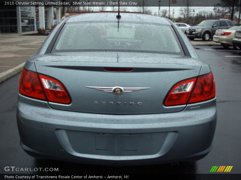 Silver Steel Metallic / Dark Slate Gray 2010 Chrysler Sebring Limited Sedan