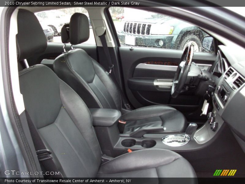Silver Steel Metallic / Dark Slate Gray 2010 Chrysler Sebring Limited Sedan