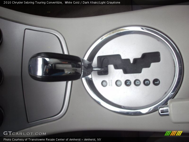 White Gold / Dark Khaki/Light Graystone 2010 Chrysler Sebring Touring Convertible