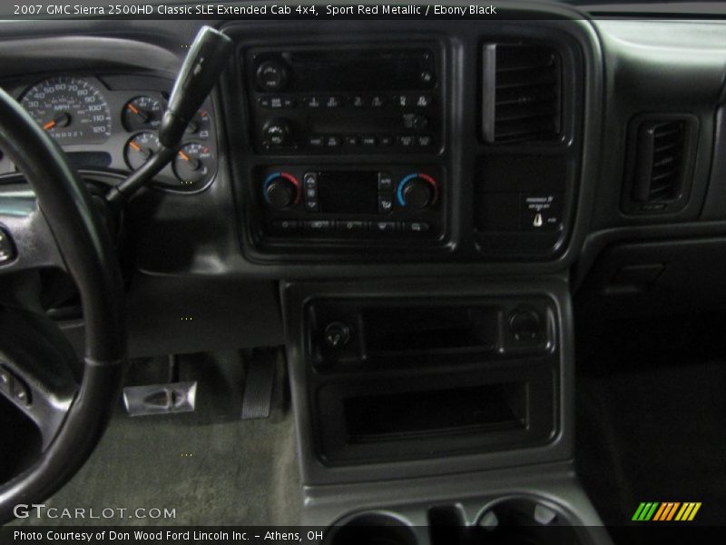 Sport Red Metallic / Ebony Black 2007 GMC Sierra 2500HD Classic SLE Extended Cab 4x4