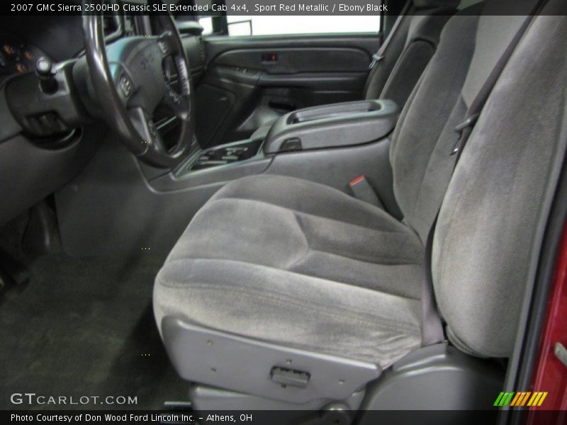 Sport Red Metallic / Ebony Black 2007 GMC Sierra 2500HD Classic SLE Extended Cab 4x4