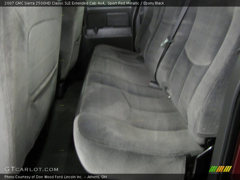 Sport Red Metallic / Ebony Black 2007 GMC Sierra 2500HD Classic SLE Extended Cab 4x4