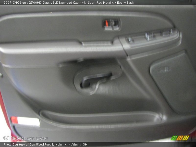 Sport Red Metallic / Ebony Black 2007 GMC Sierra 2500HD Classic SLE Extended Cab 4x4