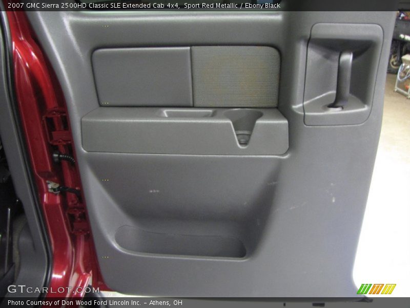 Sport Red Metallic / Ebony Black 2007 GMC Sierra 2500HD Classic SLE Extended Cab 4x4