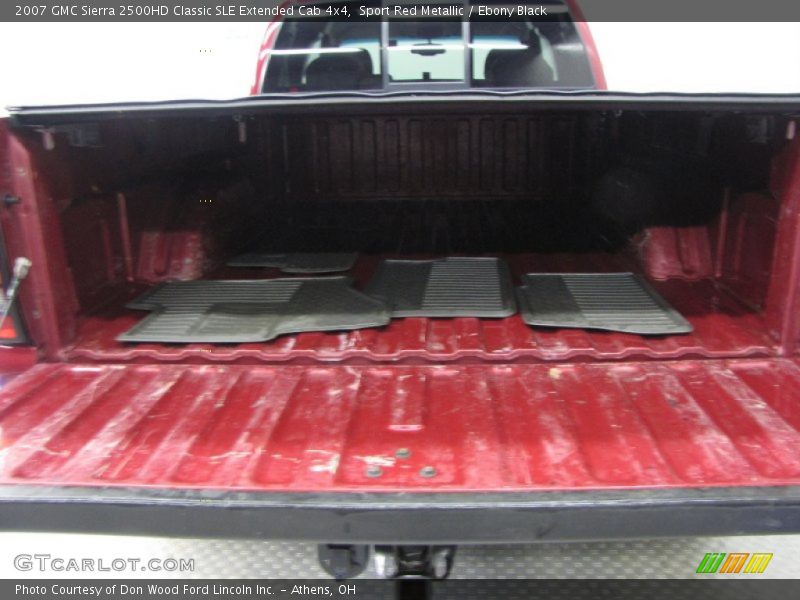 Sport Red Metallic / Ebony Black 2007 GMC Sierra 2500HD Classic SLE Extended Cab 4x4